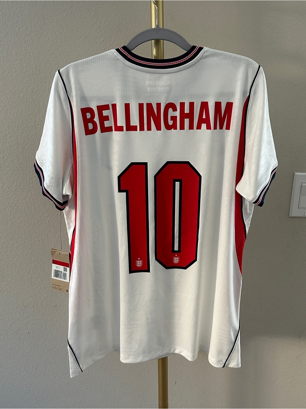 England Nike Women’s Home Shirt 2026 With Bellingham #10